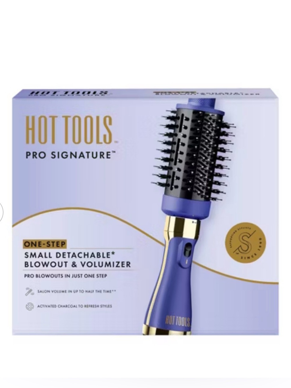 Hot Tools Pro Signature Detachable One-Step Volumizer & Hair Dryer - Purple